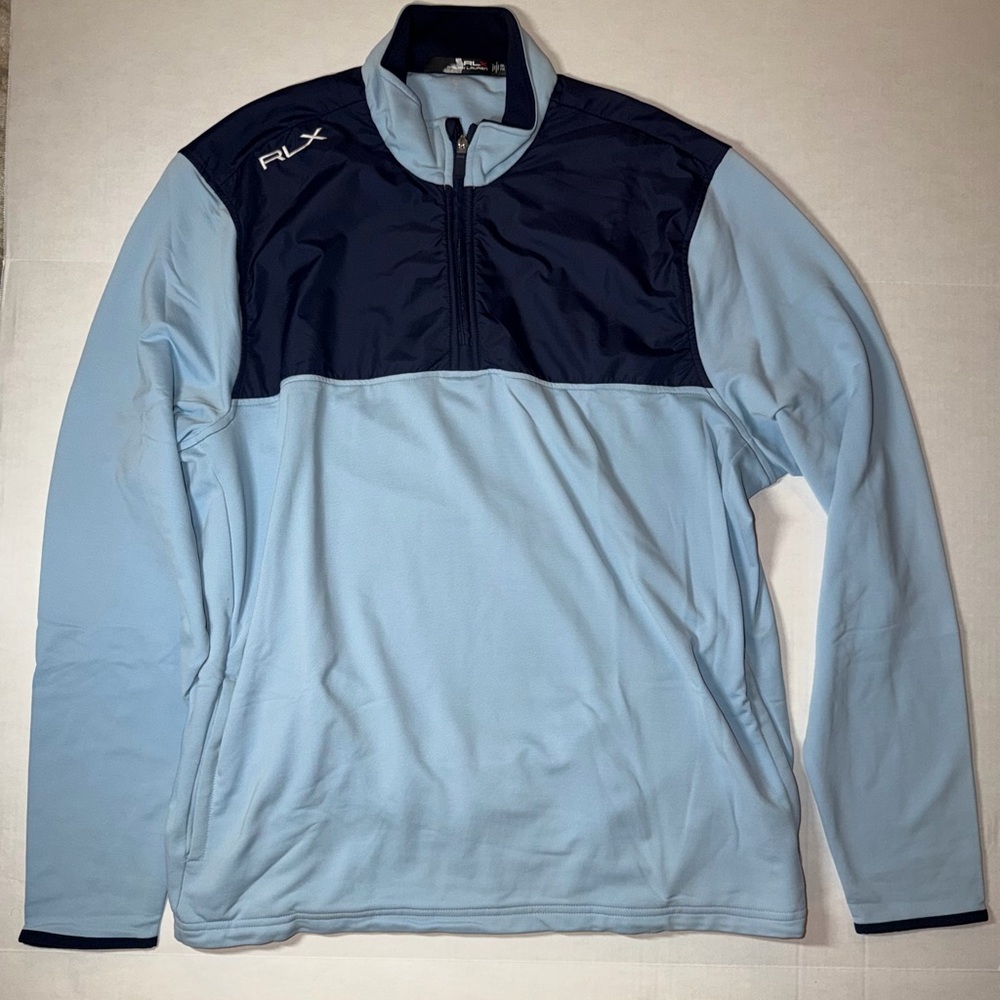 RLX Ralph Lauren Men's Navy and Light Blue Jacket